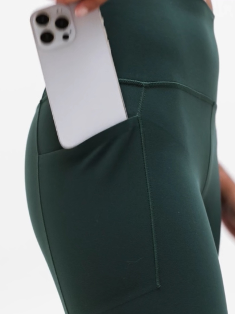 Athleta High-Waist Buttery Legging in Deep Green - Picture 3 of 7